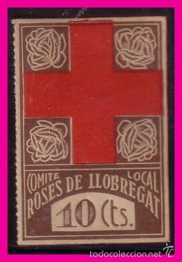Stamps: BARCELONA Roses de Llobregat, Guerra Civil  FESOFI n&ordm; 12 (*)