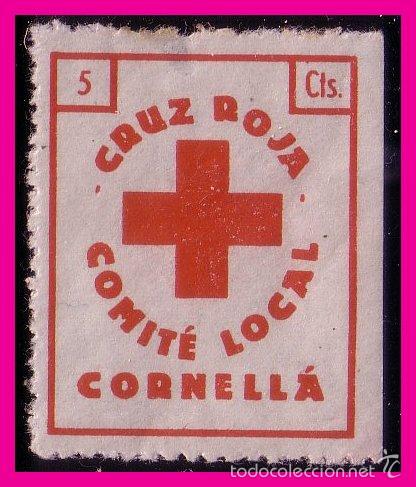 Briefmarken: BARCELONA Cornell&aacute; del Llobregat, Guerra Civil  FESOFI n&ordm; 8 *