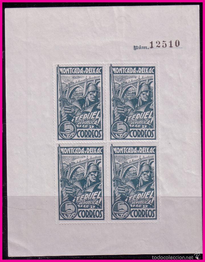 Stamps: BARCELONA Montcada y Reixach, Guerra Civil  FESOFI n&ordm; 30 * *