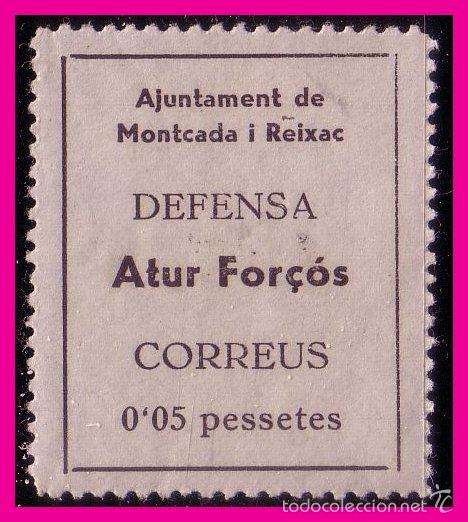 Stamps: BARCELONA Montcada y Reixach, Guerra Civil  FESOFI n&ordm; 10 * *