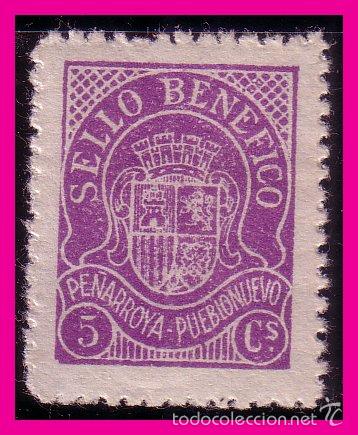 Briefmarken: C&Oacute;RDOBA, Pe&ntilde;arroya-Pueblonuevo,  Guerra Civil tipo FESOFI n&ordm; 1 * *