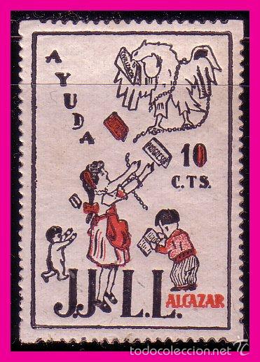 Briefmarken: CIUDAD REAL, Alc&aacute;zar de San Juan,  Guerra Civil tipo FESOFI n&ordm; 1 * *