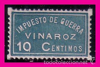 Briefmarken: CASTELL&Oacute;N, Vinaroz,  Guerra Civil tipo FESOFI n&ordm; 5 *