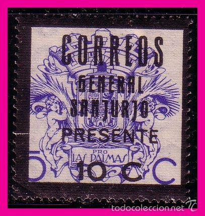 Briefmarken: CANARIAS Las Palmas, Guerra Civil FESOFI n&ordm; 8 *