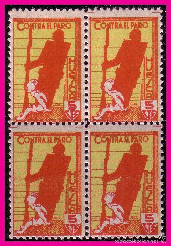 Briefmarken: HUESCA Guerra Civil  FESOFI n&ordm; 16 B4 * *