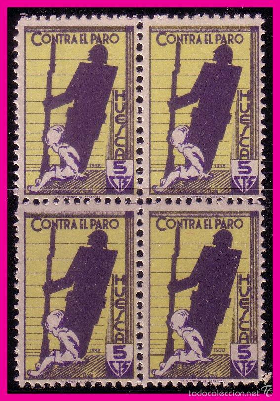 Briefmarken: HUESCA Guerra Civil  FESOFI n&ordm; 15 B4 * *