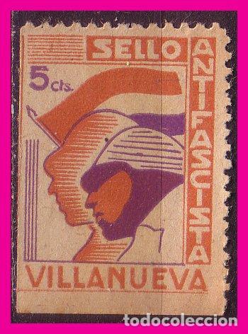 Briefmarken: Ja&eacute;n, VILLANUEVA,  Guerra Civil  FESOFI n&ordm; 2 *