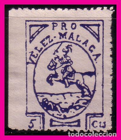 Stamps: M&aacute;laga, VELEZ M&Aacute;LAGA, Guerra Civil, FESOFI n&ordm; 2 (*)