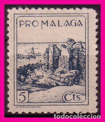 Stamps: M&aacute;laga, M&Aacute;LAGA, Guerra Civil, FESOFI n&ordm; 37 *