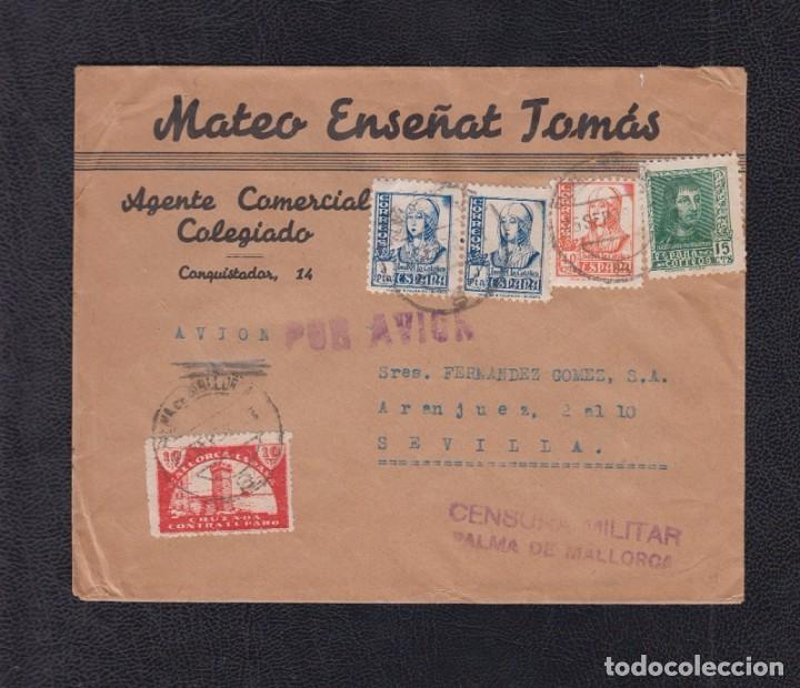 Sellos: 1938.- PALMA DE MALLORCA A SEVILLA - Foto 1