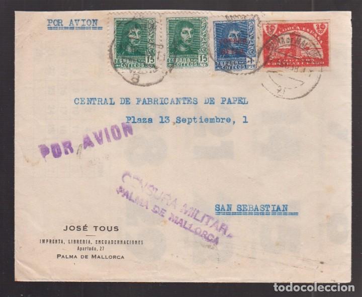 Sellos: 1938.- PALMA DE MALLORCA A SEVILLA - Foto 1