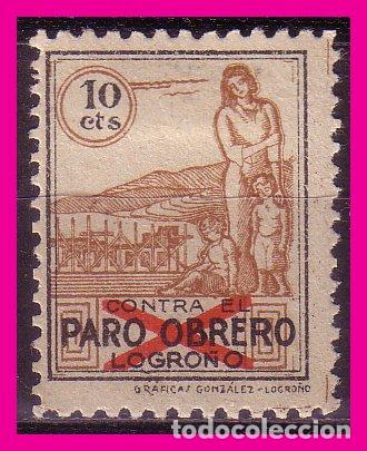 Briefmarken: LOGRO&Ntilde;O ( La Rioja ) Guerra Civil  FESOFI n&ordm; 1 *