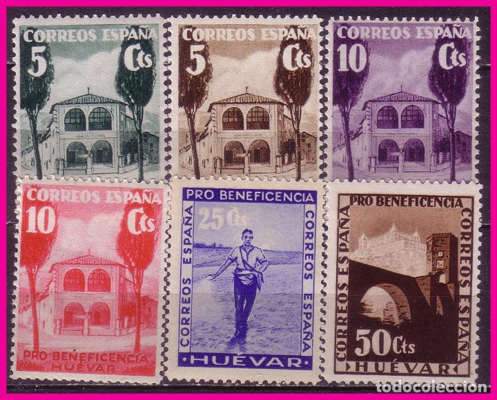 Briefmarken: SEVILLA Huevar, Guerra Civil FESOFI n&ordm; 48 a 53 * *