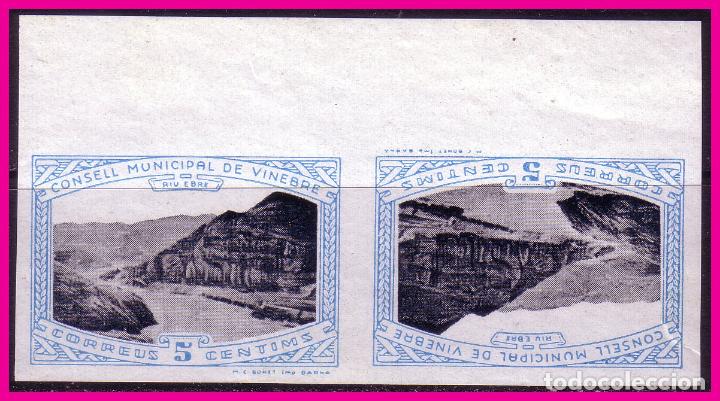 Briefmarken: TARRAGONA, Vinebre, Guerra Civil  FESOFI n&ordm;   1phcs * * lujo