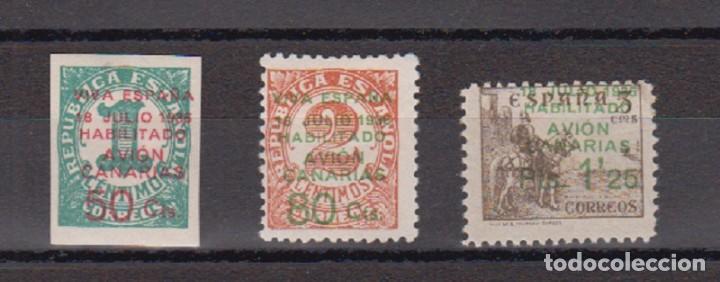 Sellos: CANARIAS.  EDIFIL 8/10 * - Foto 1