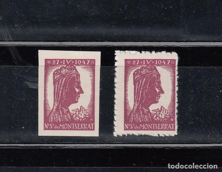 Briefmarken: MONTSERRAL. 2 SELLOS DENTADO Y SIN DENTAR