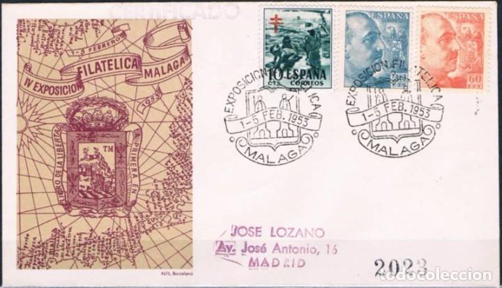 Sellos: 1953.-  M&Aacute;LAGA A MADRID - Foto 1