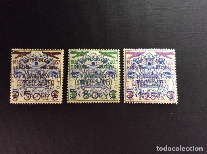 Briefmarken: ESPA&Ntilde;A CANARIAS 31/3** A&Ntilde;O 1937.
