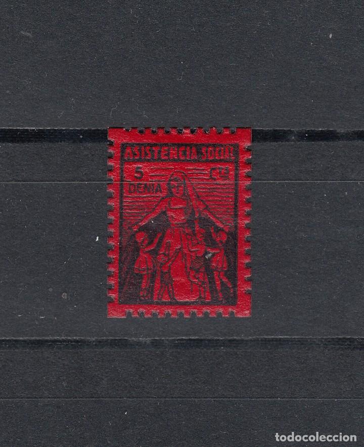 Briefmarken: DENIA. ASISTENCIA SOCIAL. 5 CTS.