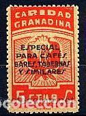 Sellos: GRANADA 65a SOBRECARGA GRIS - Foto 1
