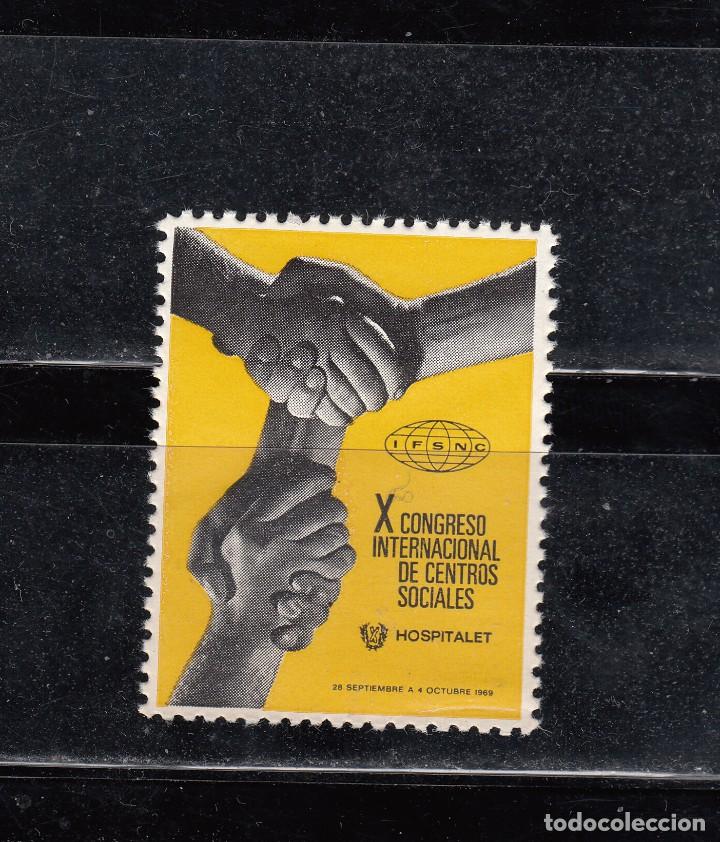 Briefmarken: HOSPITALET. X CONGRESO INTERNACIONAL DE CENTROS SOCIALES