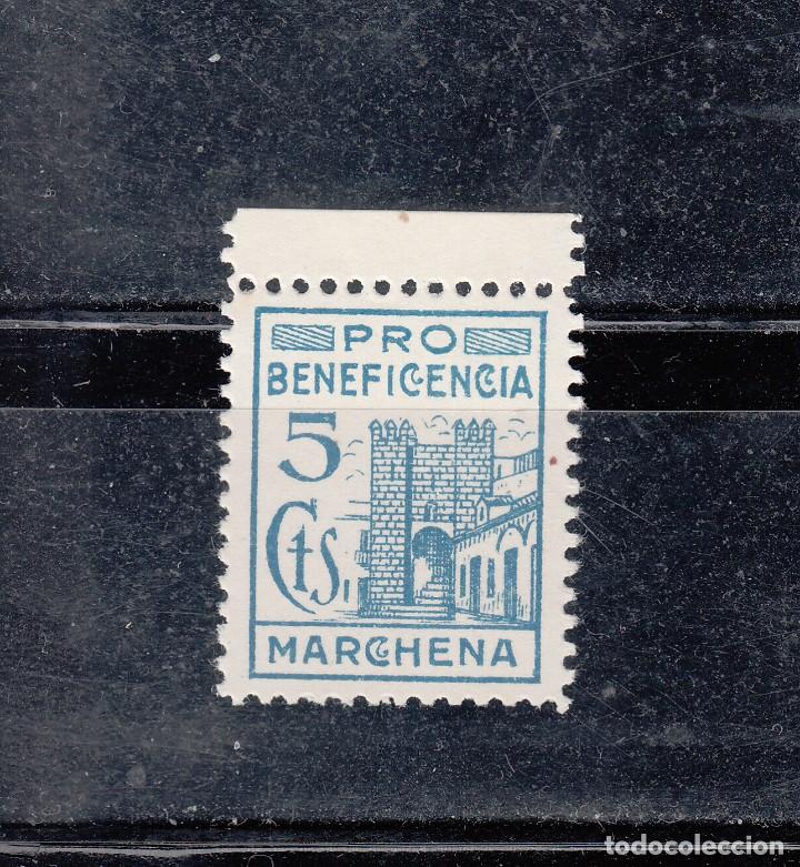 Sellos: MARCHENA. PRO-BENEFICENCIA. 5 CTS. - Foto 1
