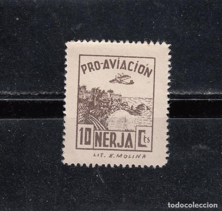 Briefmarken: NERJA. PRO-AVI&Oacute;N. 10 CTS.