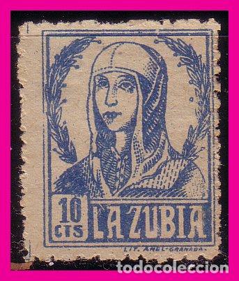 Briefmarken: Guerra Civil  Locales   Granada La zubia, FESOFI n&ordm; 6 (*)