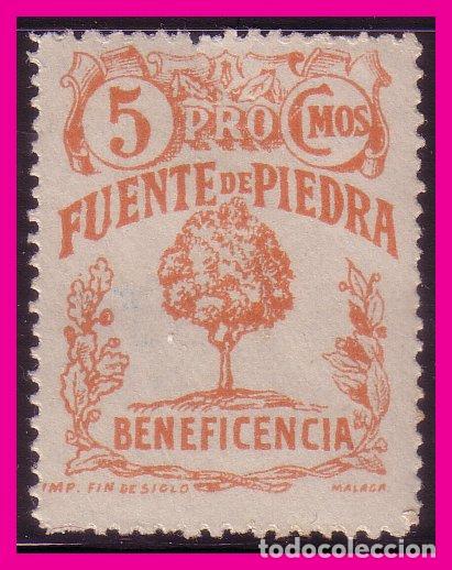 Briefmarken: guerra civil, sellos locales M&aacute;laga, FUENTEDEPIEDRA FESOFI n&ordm; 1 *
