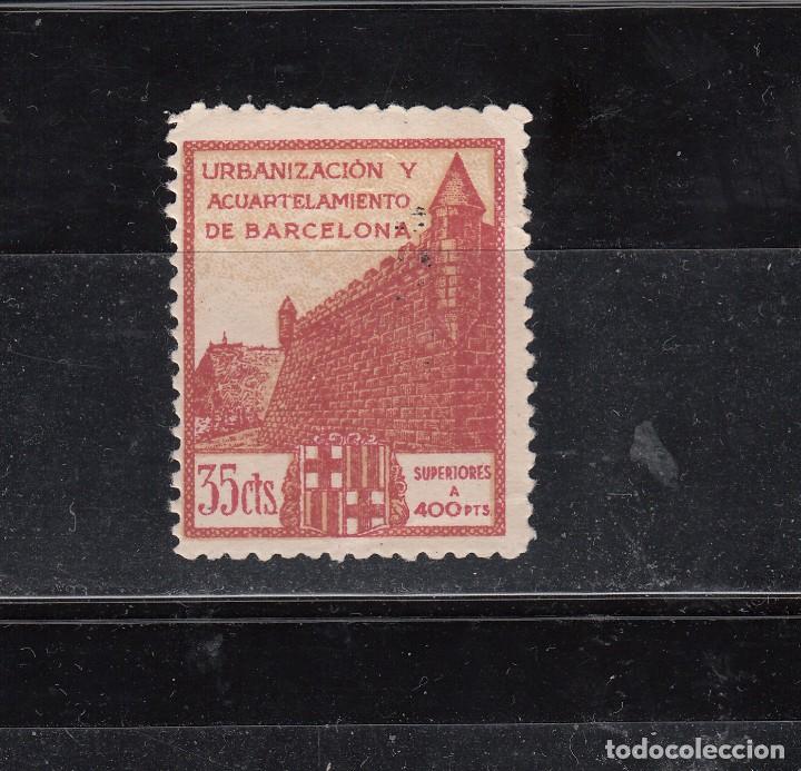 Briefmarken: BARCELONA. URBANIZACION Y ACUARTELAMIENTO. 35 CTS.