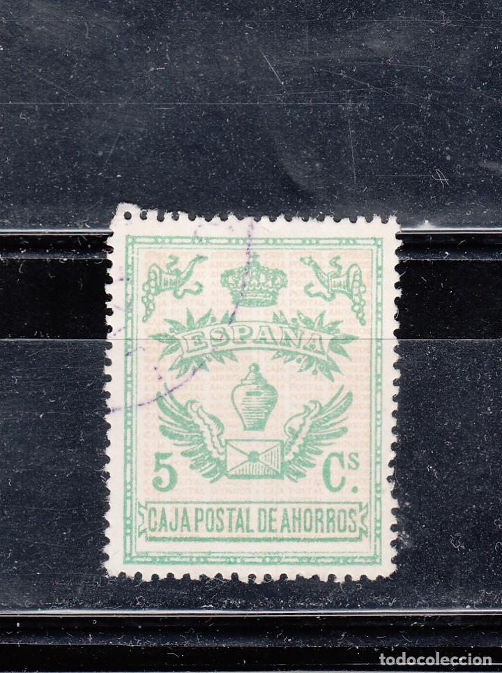 Sellos: CAJA POSTAL DE AHORROS. 5 CTS. - Foto 1