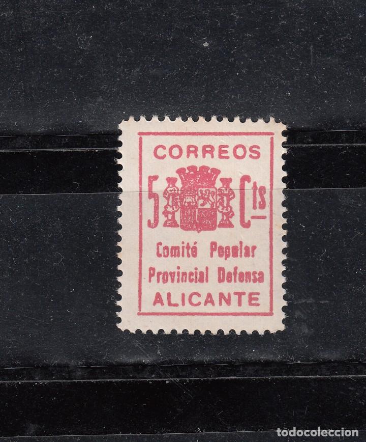 Briefmarken: ALICANTE. COMIT&Eacute; POPULAR PROVINCIAL DEFENSA. 5 CTS.