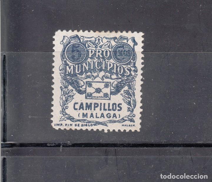 Stamps: CAMPILLOS. PRO-MUNICIPIOS. 5 CTS.