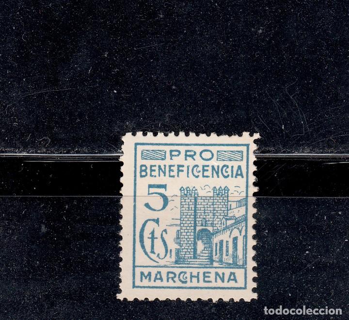Selos: PRO-MARCHENA. BENEFICENCIA. 5 CTS.