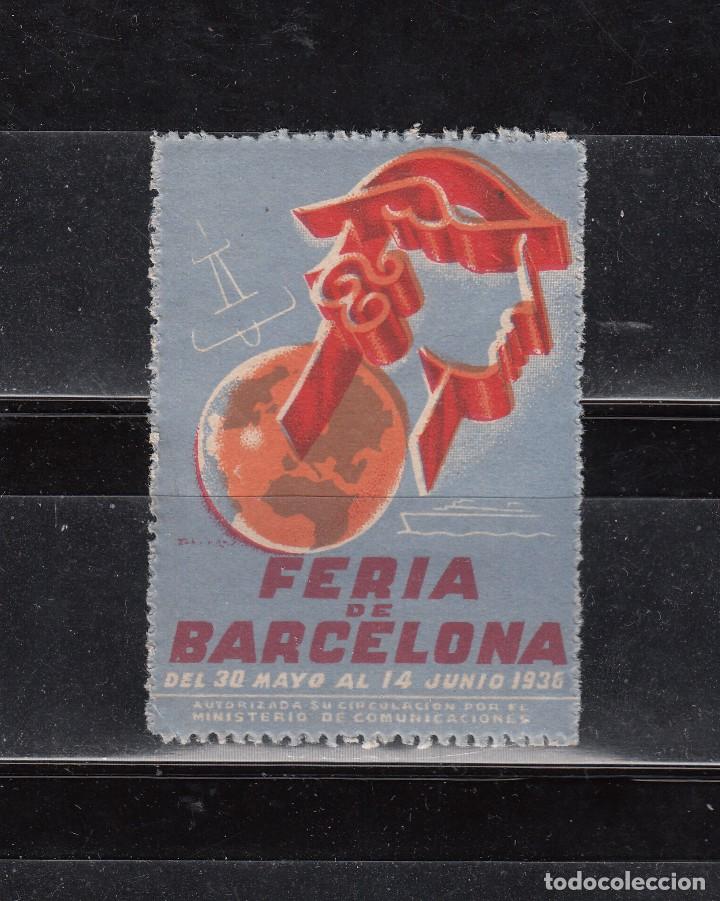 Sellos: FERIA DE BARCELONA. 1936 - Foto 1
