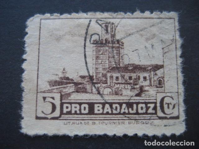 Sellos: SELLO PRO BADAJOZ 5 CTS. - Foto 1