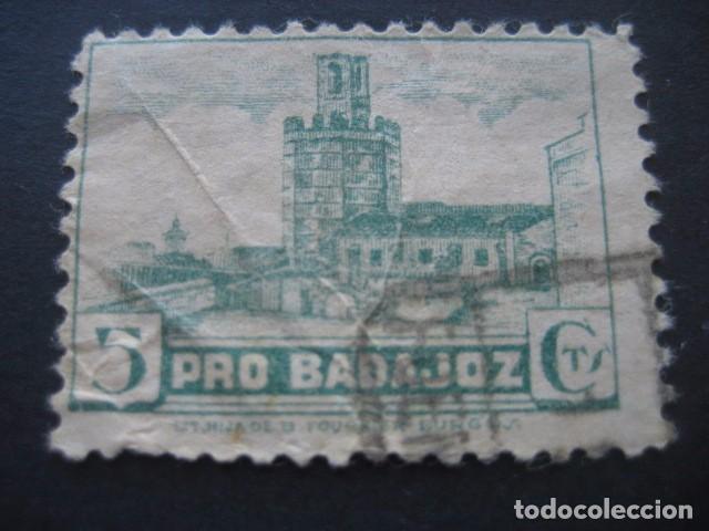 Sellos: SELLO PRO BADAJOZ 5 CTS. - Foto 1