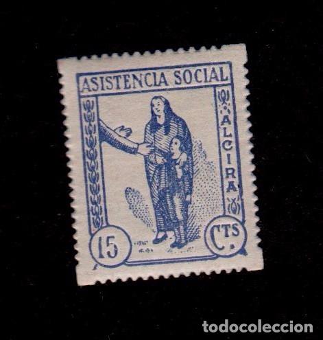 Briefmarken: CL4-7-47-9 Guerra Civil Vi&ntilde;eta de ALCIRA (Valencia)   Fesofi n&ordm; 2 sin fijasellos