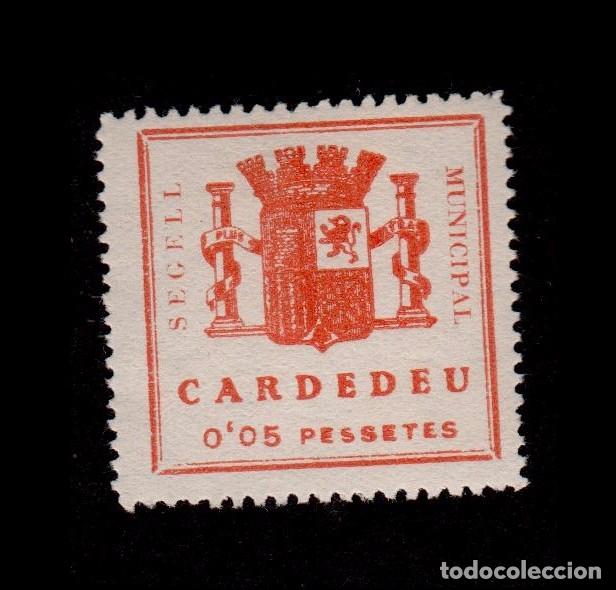 Briefmarken: CL4-8-67-3 Guerra Civil - Vi&ntilde;eta de CARDEDEU (Barcelona) Segell Municipal 0,05 pesetas  (Leyenda est