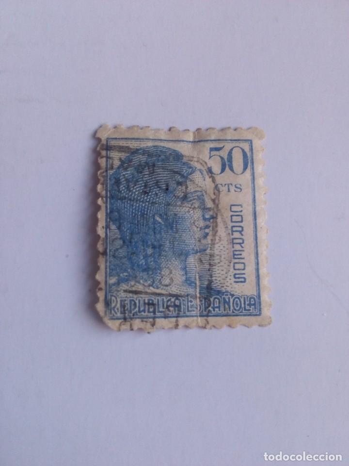 Grande ex Refrigerar república española sello 1938 valor 50 céntimos - Compra venta en  todocoleccion