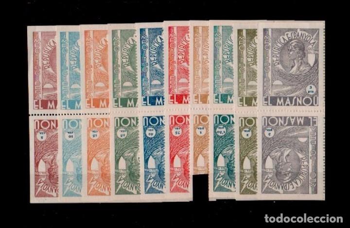 Briefmarken: CL4-10-89-1 Guerra Civil Vi&ntilde;eta de EL MASNOU (Barcelona)  IMPOST DE GUERRA  Fesofi n&ordm; 12 pvc a 21 pv