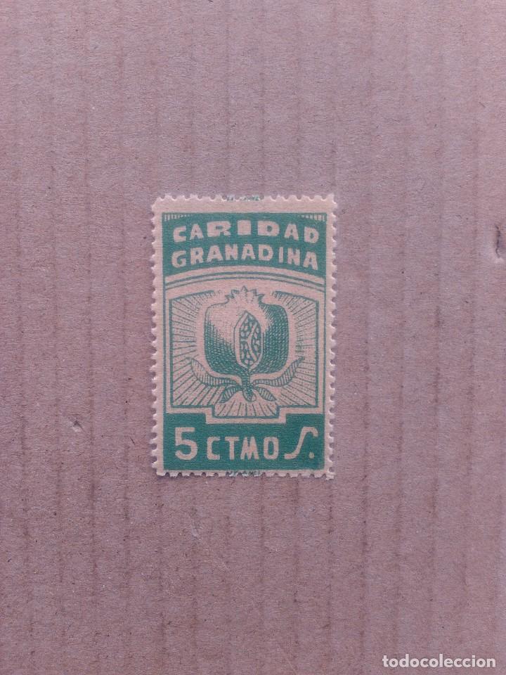 Briefmarken: CARIDAD GRANADINA. 5 CTS.