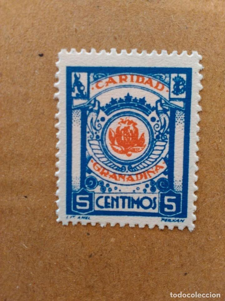 Briefmarken: CARIDAD GRANADINA. 5 CTS.