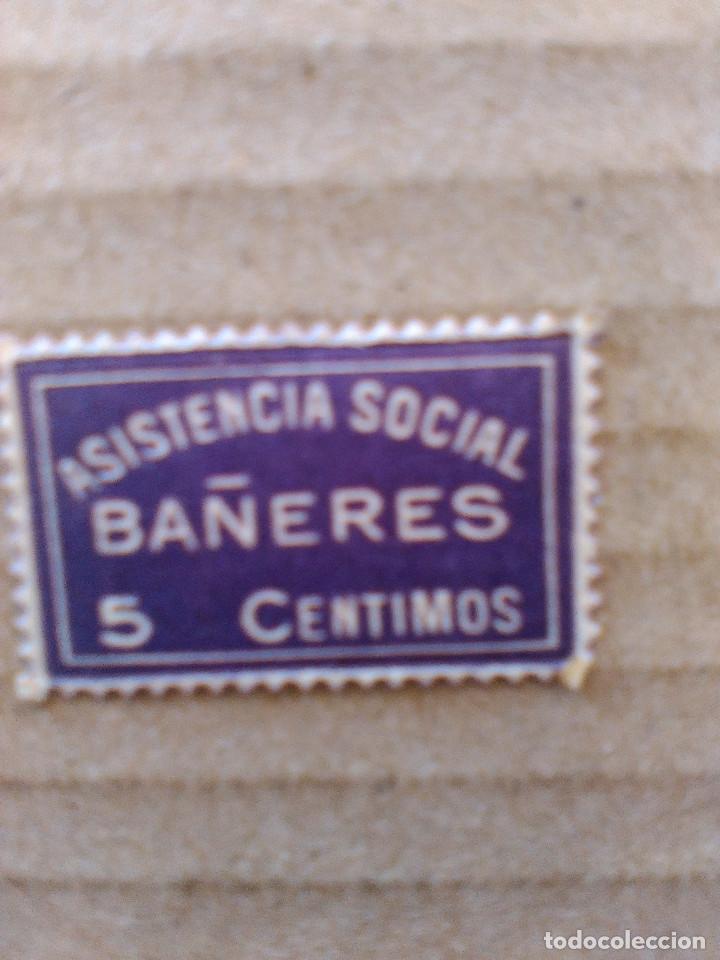 Briefmarken: BA&Ntilde;ERES. ASISTENCIA SOCIAL. 5 CTS.