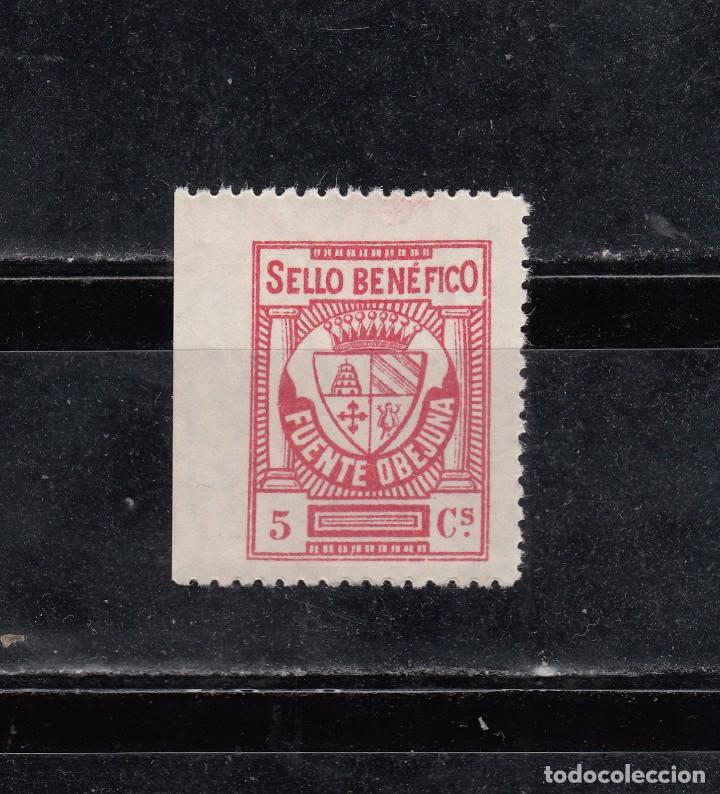 Briefmarken: FUENTEOVEJUNA. SELLO BEN&Eacute;FICO. 5 CTS.