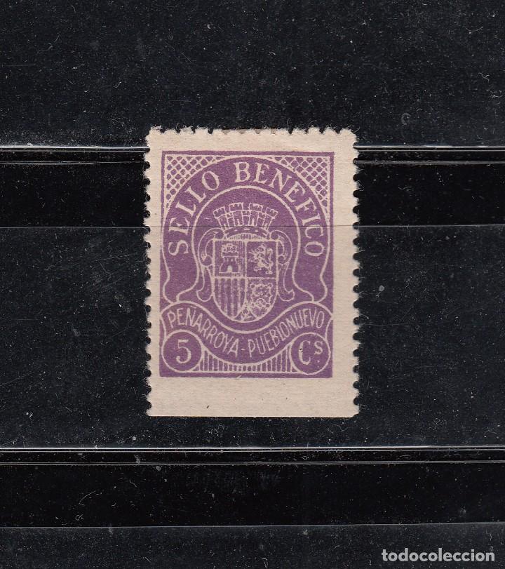 Briefmarken: PE&Ntilde;ARANDA-PUEBLONUEVO. SELLO BEN&Eacute;FICO. 5 CTS.
