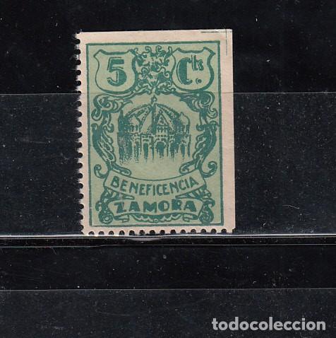 Briefmarken: ZAMORA. BENEFICENCIA. 5 CTS.