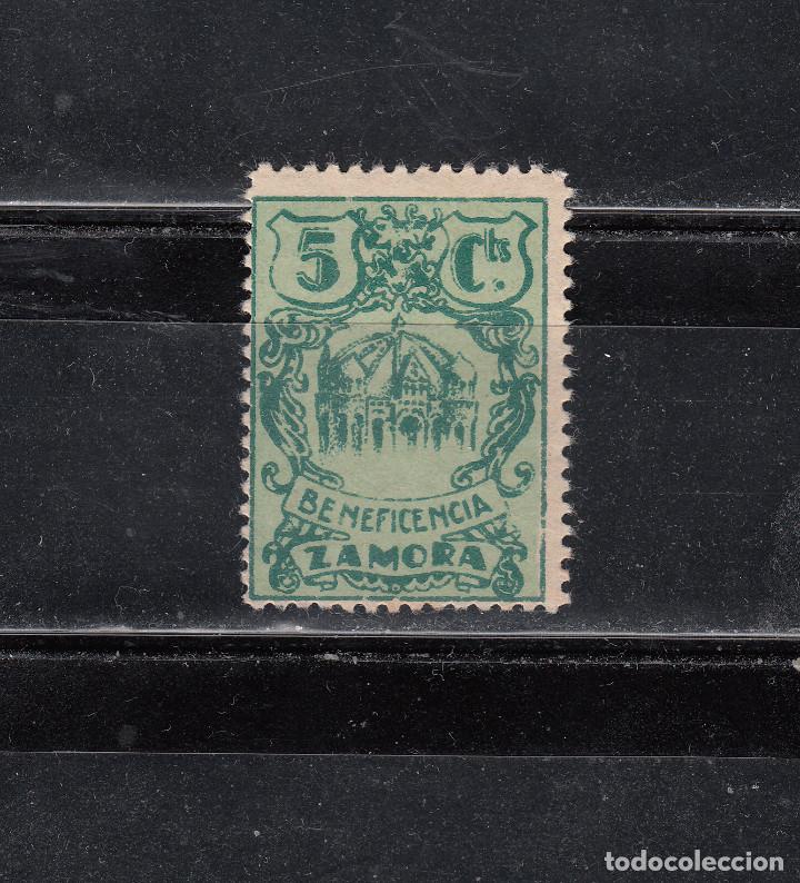 Briefmarken: ZAMORA. BENEFICENCIA. 5 CTS.