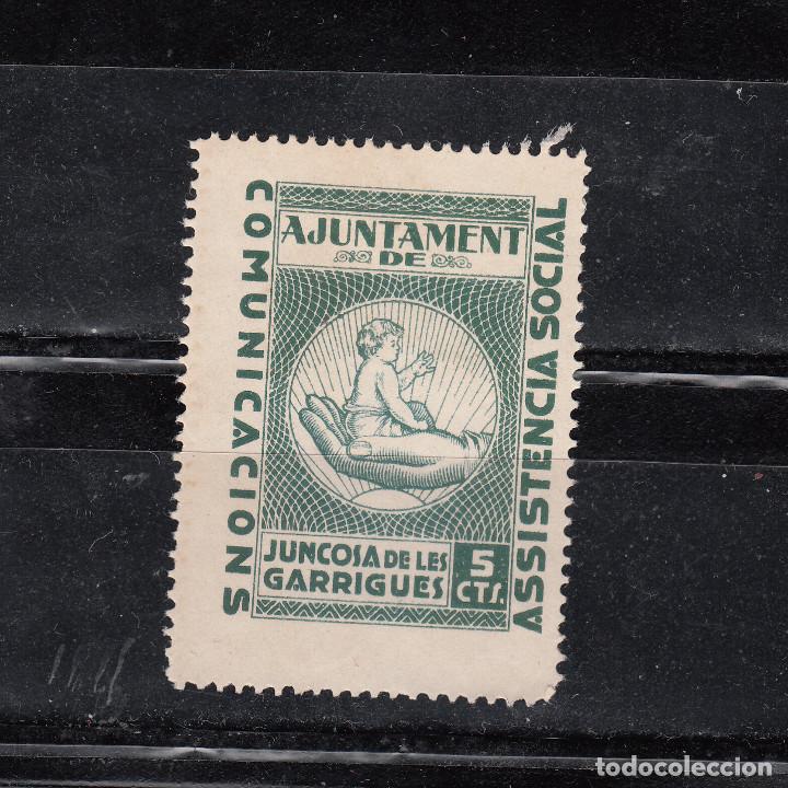 Briefmarken: AJUNTAMENT DE JUNCOSA DE LAS GARRIGUES. 5 CTS.