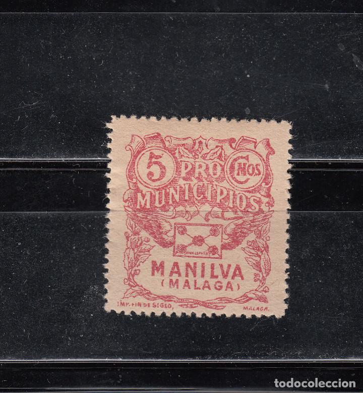 Sellos: MANILVA.  PRO-MUNICIPIOS. 5 CTS. - Foto 1
